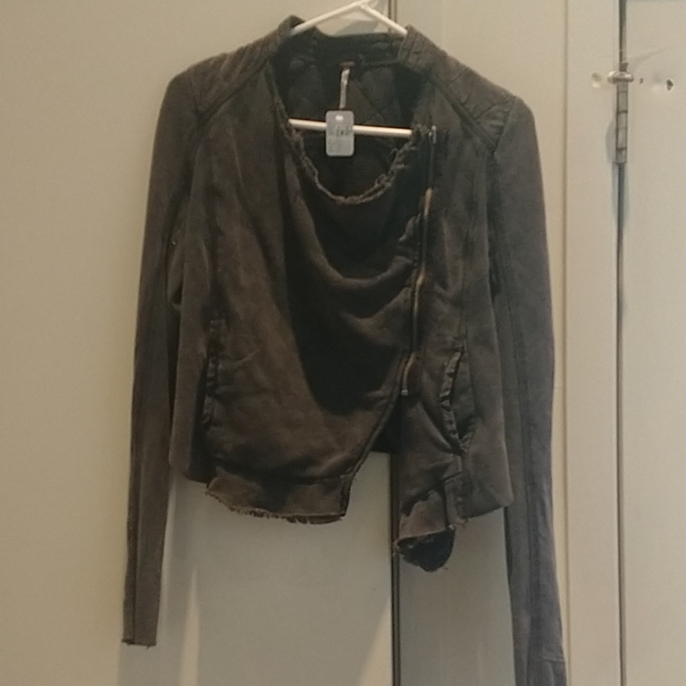 Free People lightweight zip jacket